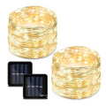 Outdoor Garden 12M 33ft 100LED Solar String Lights for Patio Christmas Lights Party Decoration